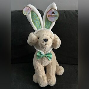 FAO Schwarz Bunny Ear Headband with Sparkling Accents